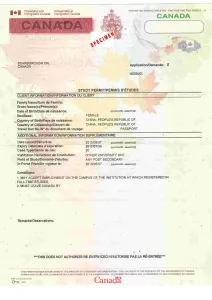 international students immigration documents study permit canada application specimen scaled